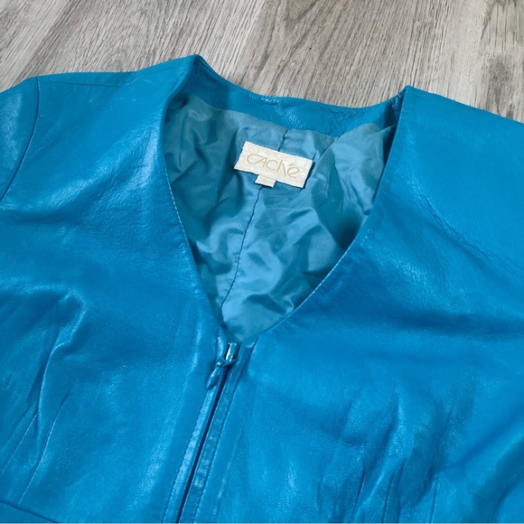 Vintage Cache Leather Jacket - Picture 9 of 12